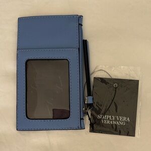 Simply Vera Vera Wang Sky Blue ID Card Wallet with Wristlet